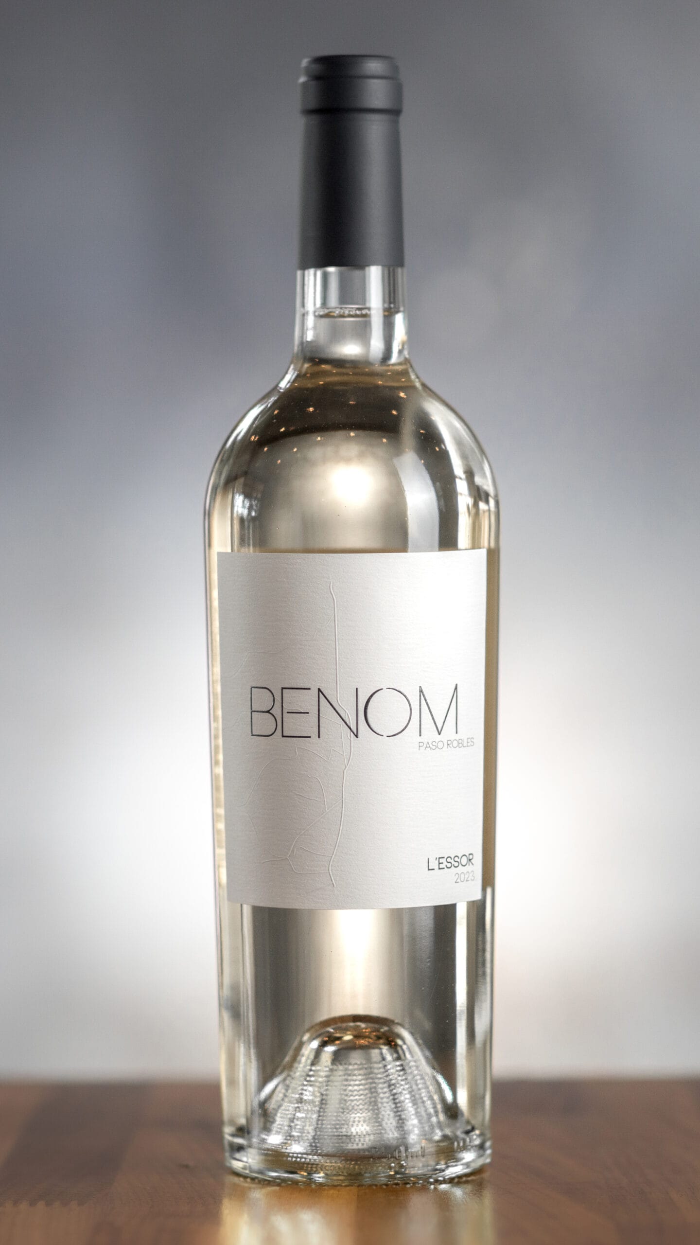 A Bottle of BENOM Wine Paso Robles, L'Essor Rosé