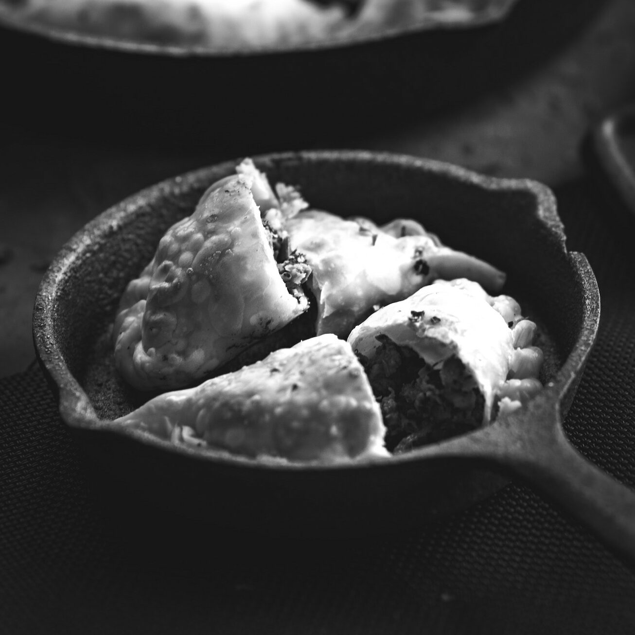 Empanadas in a pan